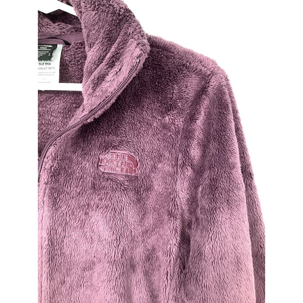 The North Face Women's Small Midnight Mauve Osito Fleece Jacket Full Zip OS44-14 - Picture 6 of 8